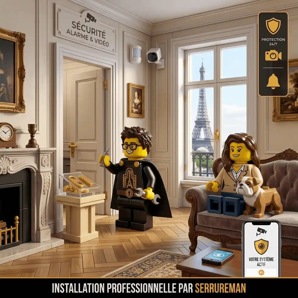 Alarme et vidéosurveillance Serrureman